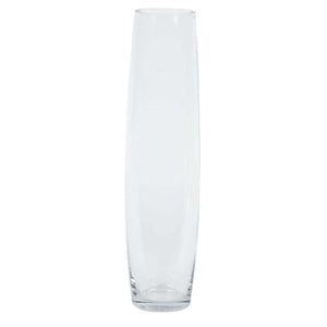 16" Clear Torpedo Glass Vase 1