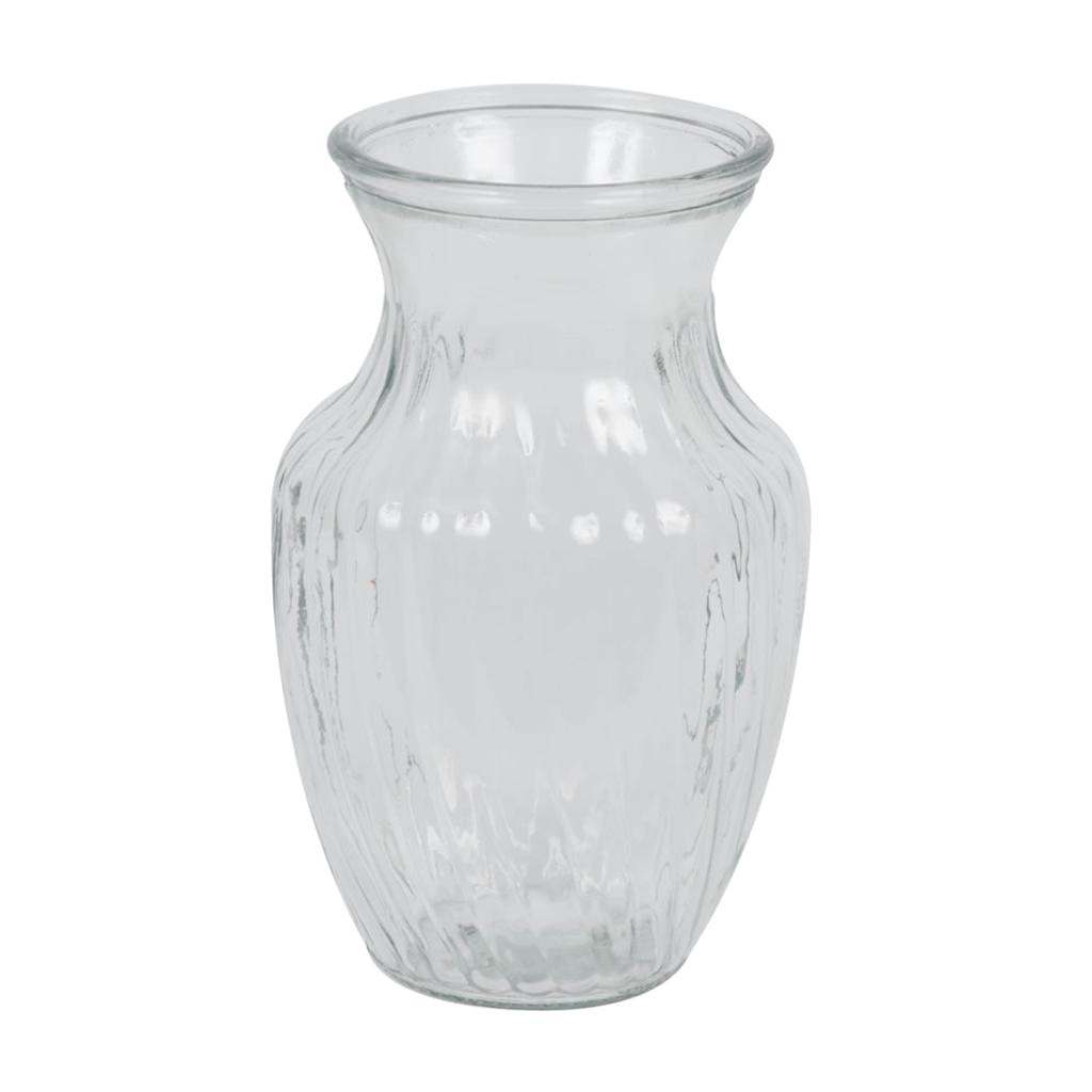 8" Clear Glass Vase (2 pack) 1