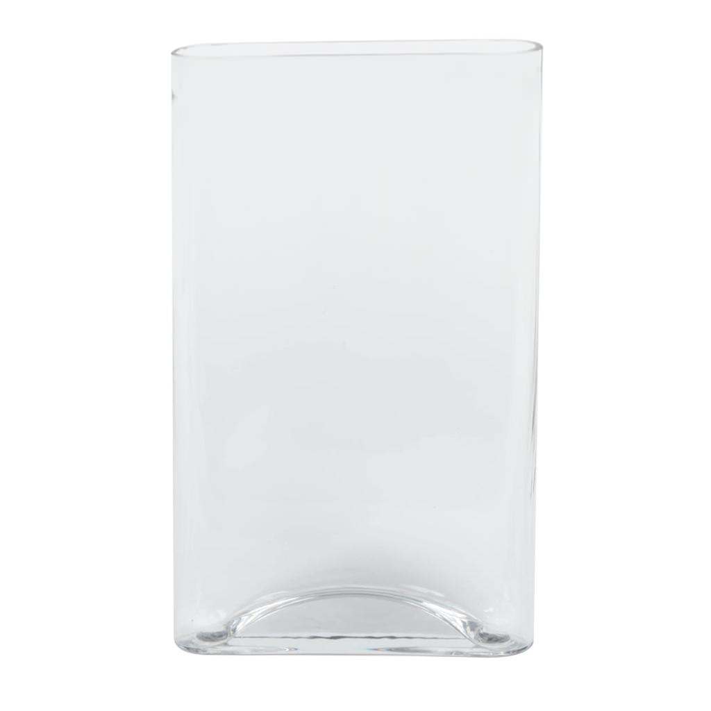 10" Clear Pillow Glass Vase 1