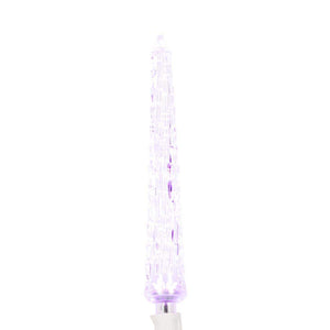 9" 0.96 watt 120 volt C7 Pink Candelabra Screw LED Icicle Replacement Bulb 1