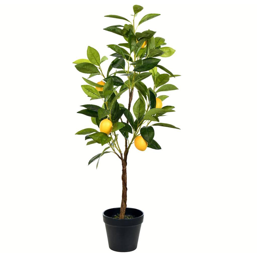 28" Potted Lemon Artificial Tree 1