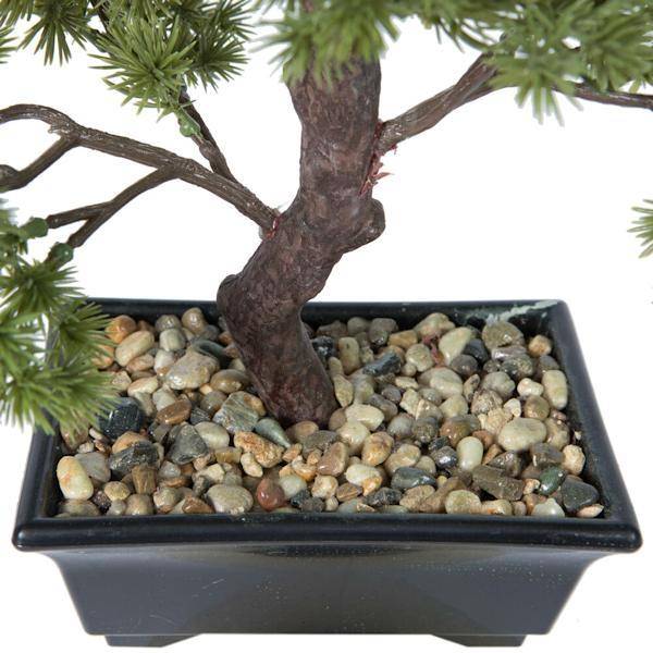 12" Potted Artificial Pine Bonsai Tree 3