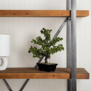 12" Potted Artificial Pine Bonsai Tree 4