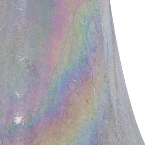 16" Iridescent Rainbow Glass Vase 2