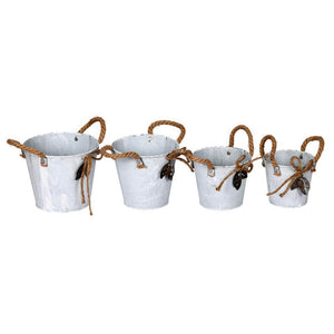 4"-6" Tin Containers (Set of 4) 1