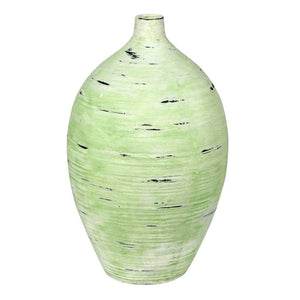 18" Mint Textured Stroke Vase 1