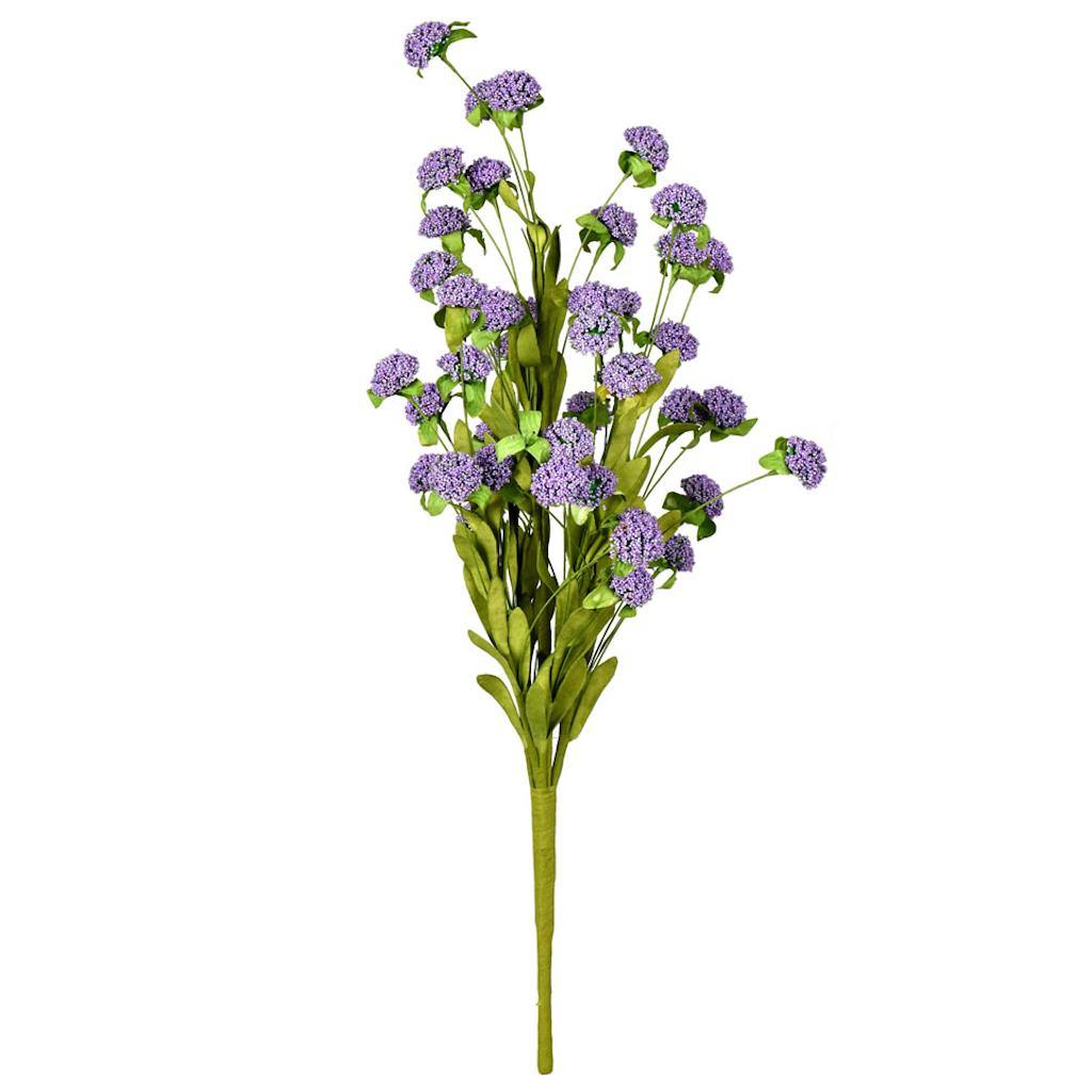 23" Artificial Purple Thistle Bush Spray (2 pack) 1
