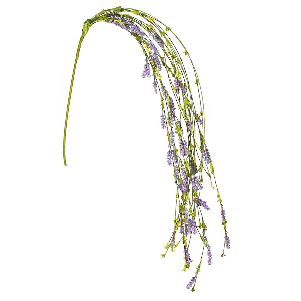 48" Artificial Purple Thistle Berry Hanging Stem (2 pack) 1