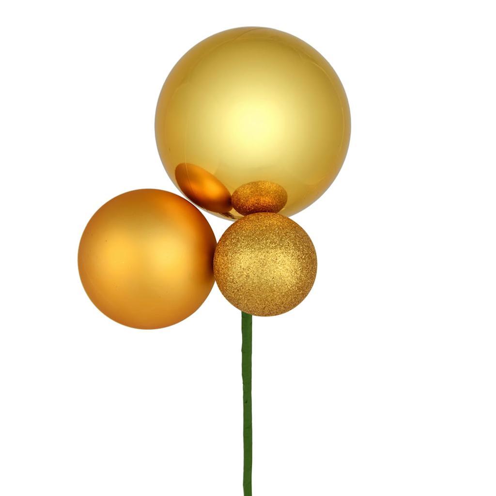 18" Honey Gold Pick Christmas Ornament (3 Pack) 1