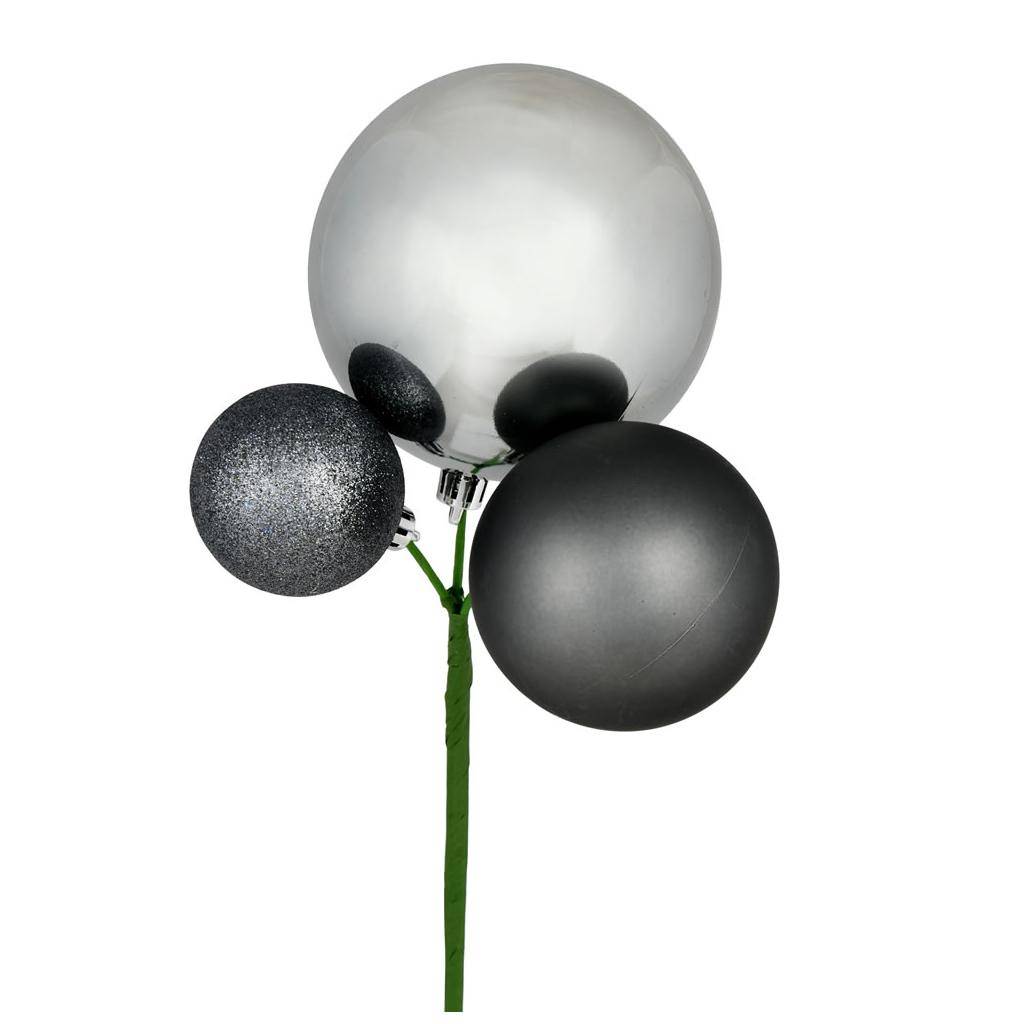 18" Pewter Ornament Pick (3 pack) 1