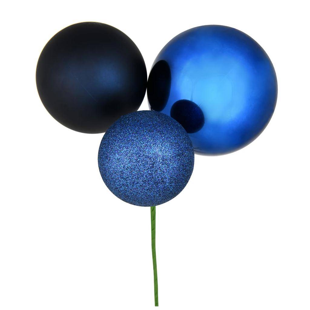 18" Midnight Blue Ornament Pick (2 pack) 1
