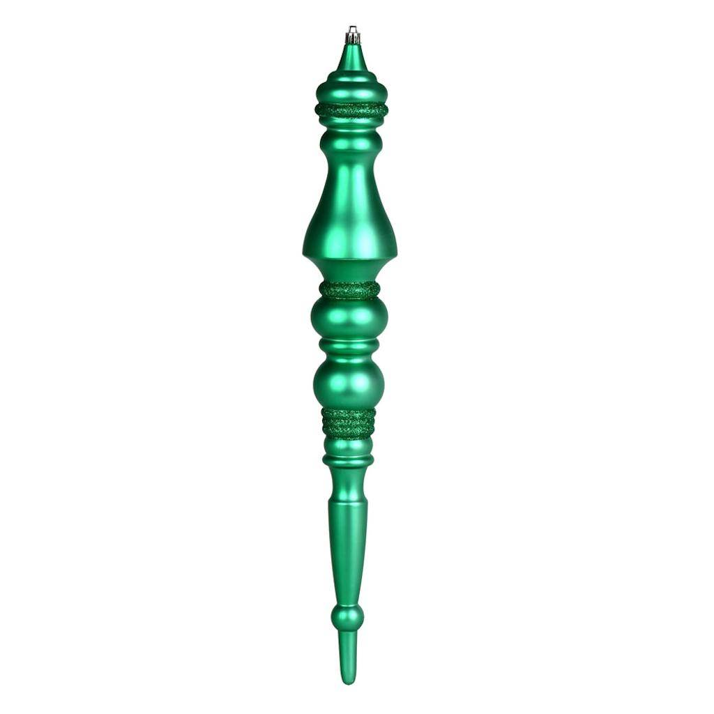 20" Seafoam Green Matte Finial Ornament 1