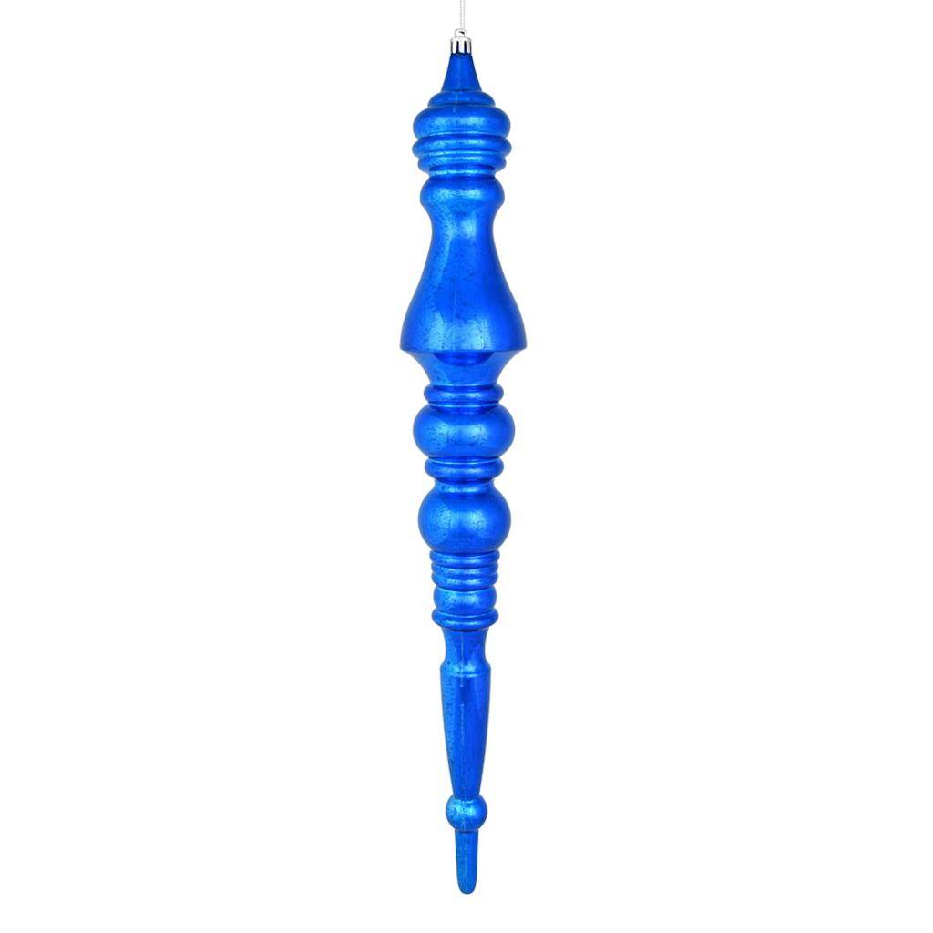 20" Blue Mercury Finial Ornament 1