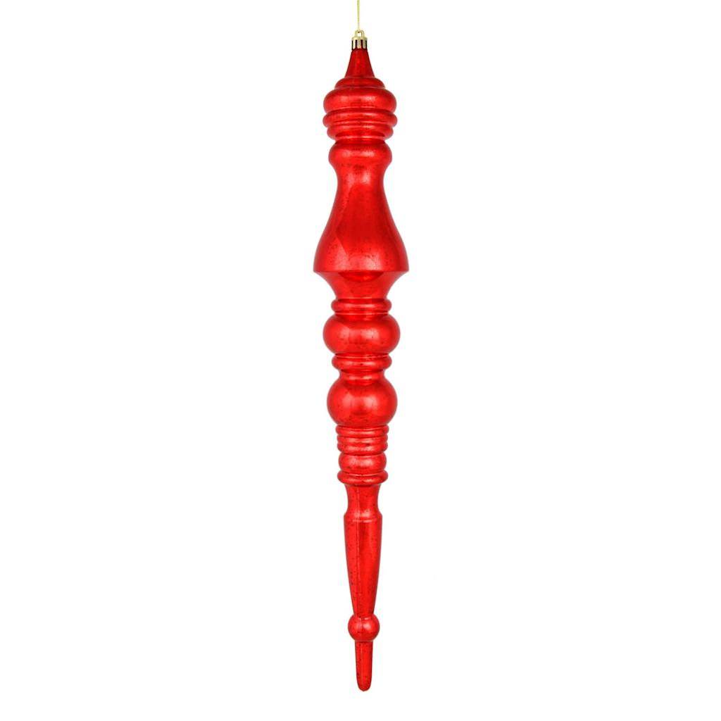 20" Red Mercury Finial Ornament 1