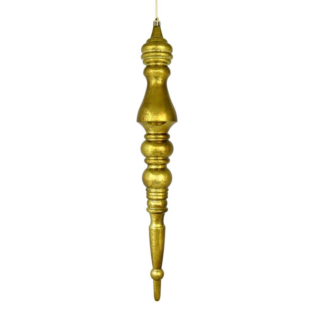 20" Olive Mercury Finial Ornament 1