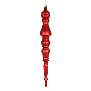 20" Wine Mercury Finial Ornament 1