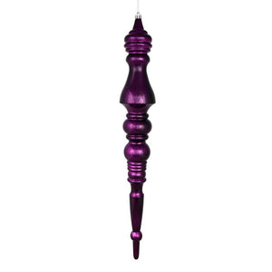 20" Plum Mercury Finial Ornament 1