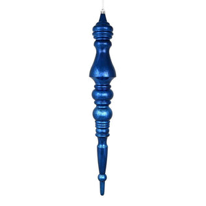 20" Midnight Blue Mercury Finial Ornament 1
