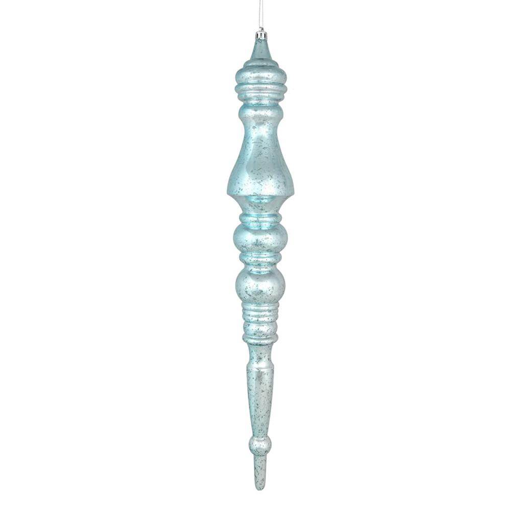 20" Baby Blue Mercury Finial Ornament 1