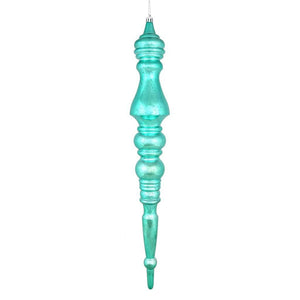 20" Teal Mercury Finial Ornament 1