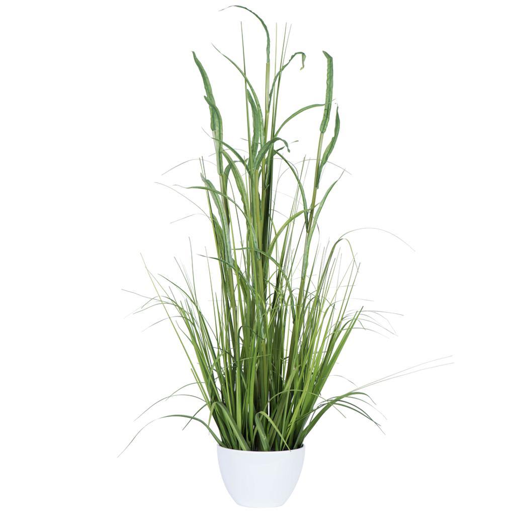 41" Artificial Green Potted Bamboo Grass 1
