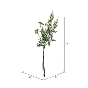 26" Artificial Purple Mixed Greenery Bundle (2 pack) 2
