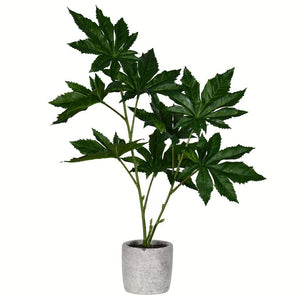 17" Artificial Green Potted Papaya 1