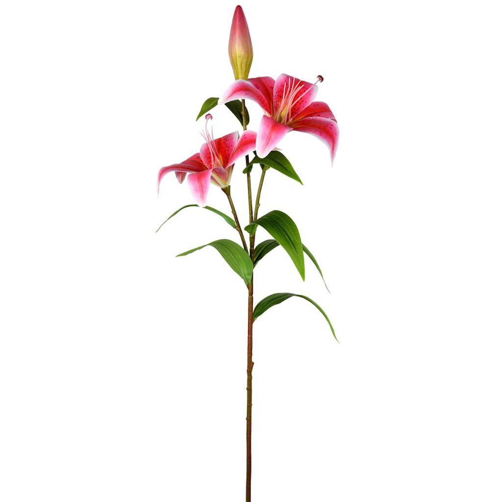 33.5" Artificial Pink Lily Spray (2 pack) 1