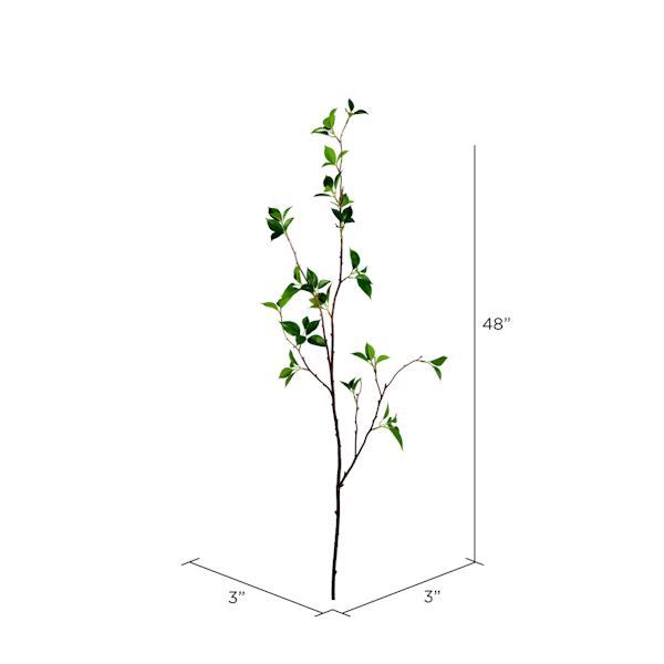 48" Artificial Green Baby Leaf Spray (2 pack) 2