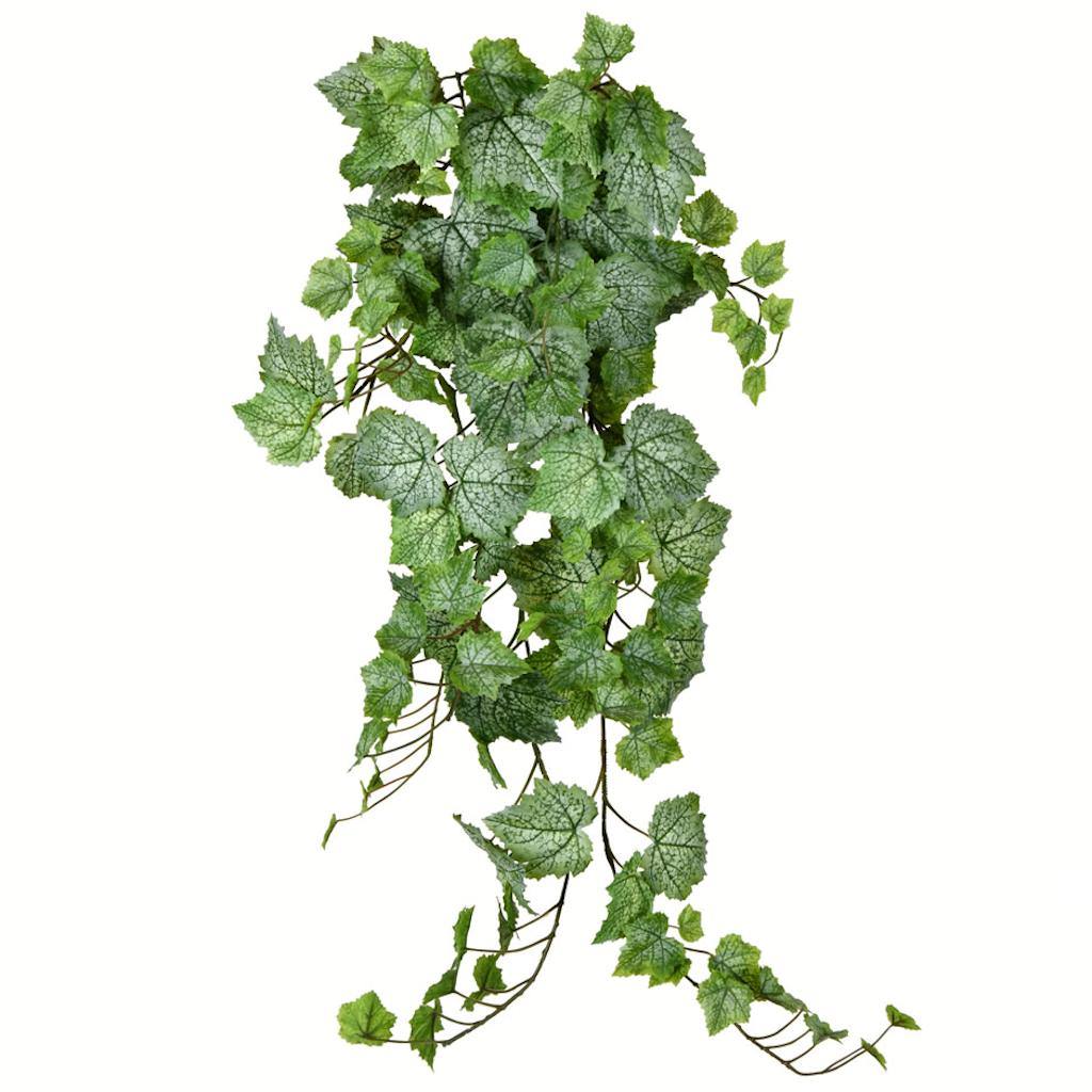 39" Artificial Green / White Grape Ivy Hanging Bush 1