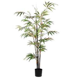 4' Artificial Potted Black Japanese Bamboo Tree 1