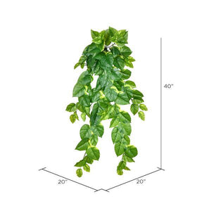 40" Artificial Pothos Hanging Bush 2