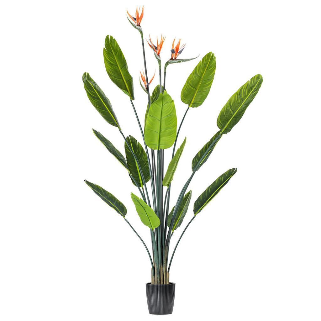 5' Potted Artificial Bird of Paradise Palm Tree 1