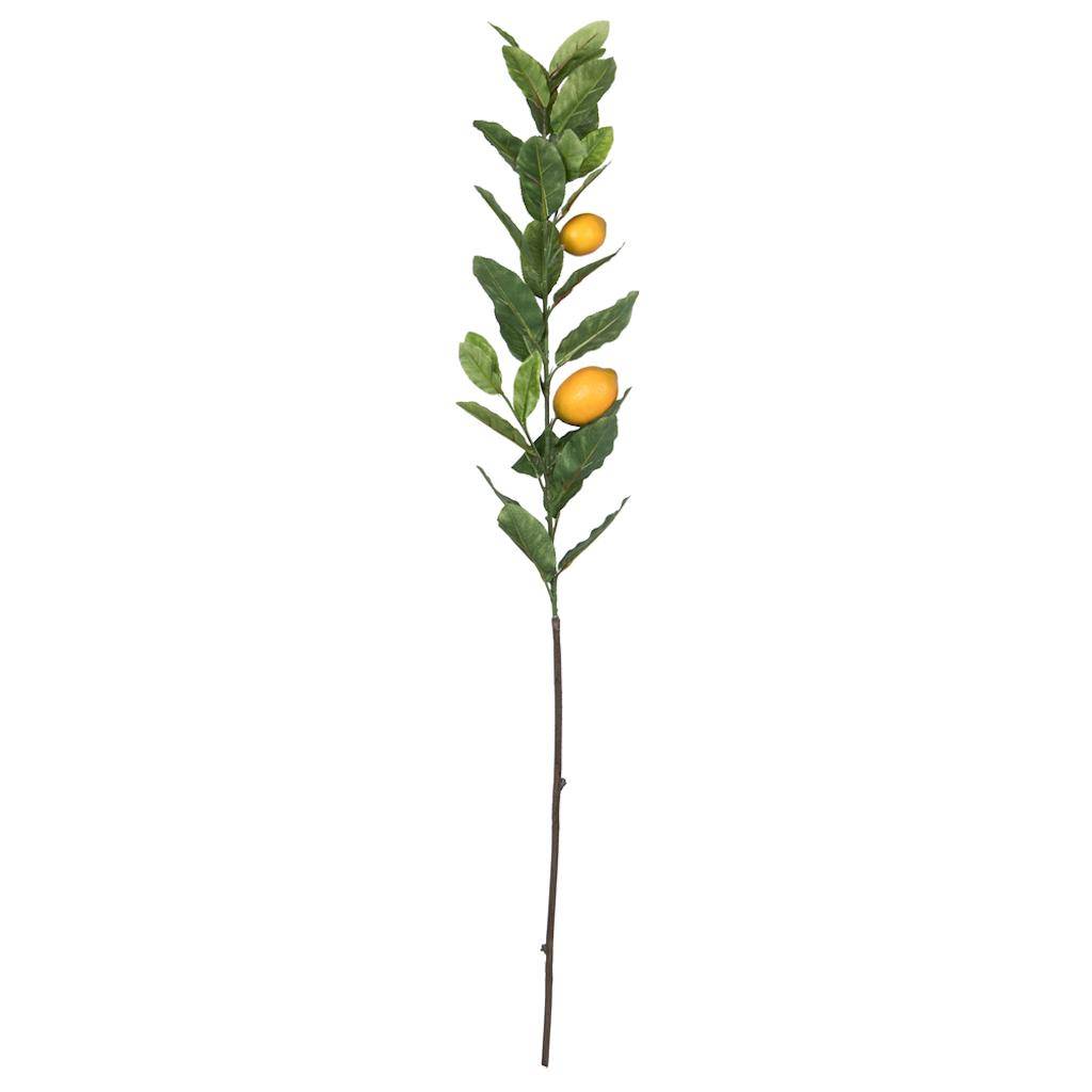 48" Artificial Green Lemon Branch 1