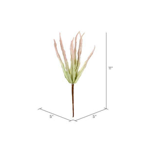 11" Artificial Mixed Green Haworthia Spray Assortment (2 Sets of 3) 5
