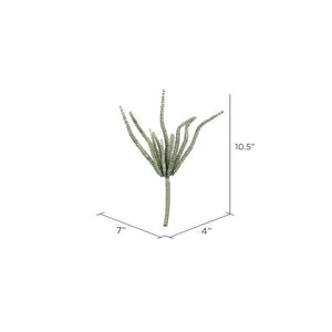 10.5" Artificial Mixed Green Haworthia Spray Assortment (2 Sets of 3) 5