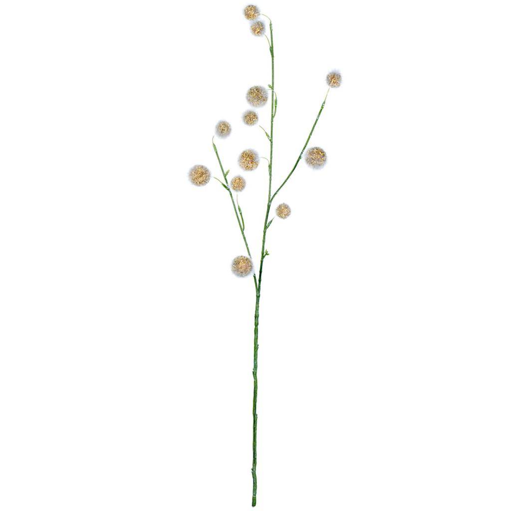 31" Artificial Yellow Pom Pom Spray (3 pack) 1
