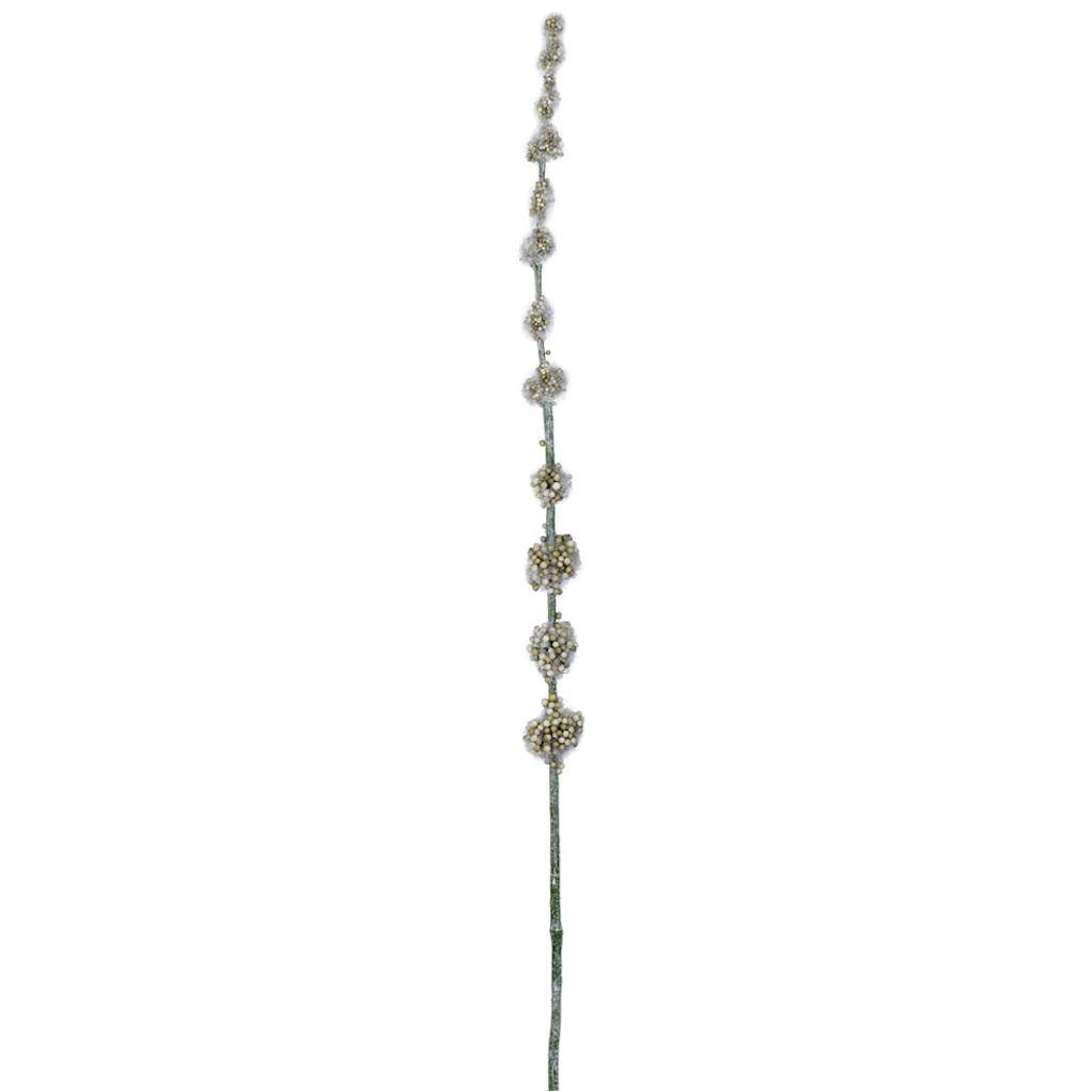 29.5" Artificial Green Pom Pom Spray (6 pack) 1