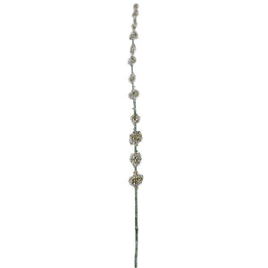29.5" Artificial Green Pom Pom Spray (6 pack) 1