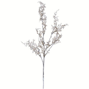 27" Artificial Brown / White Snake Fern Spray (6 pack) 1