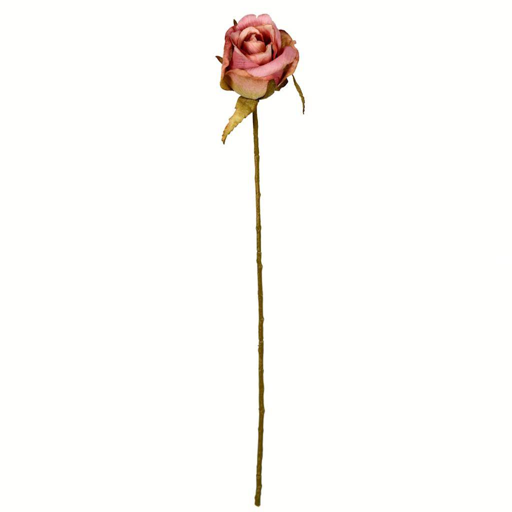 18" Artificial Mauve Rose Stem (12 pack) 1