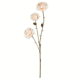 24" Artificial Ivory Mum Spray (4 pack) 1