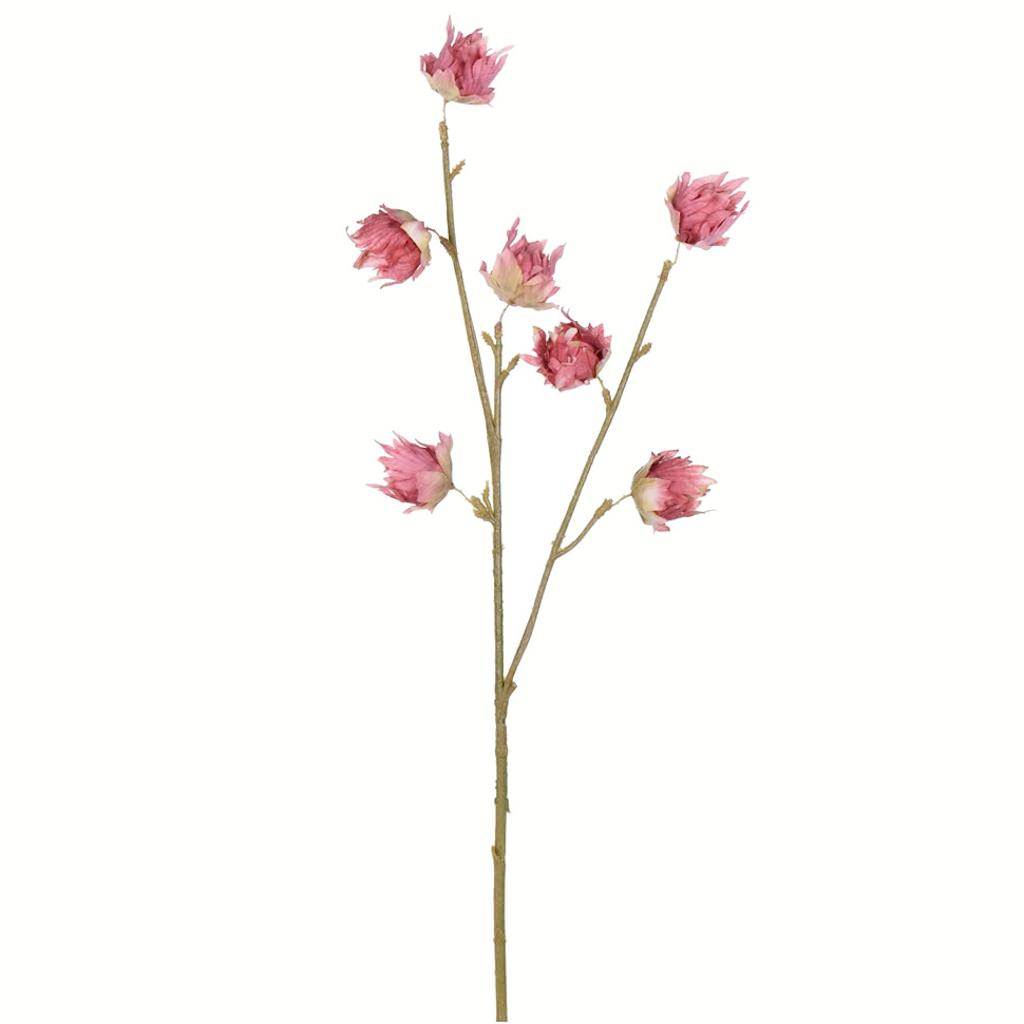 24" Artificial Mauve Hibiscus Spray (3 pack) 1