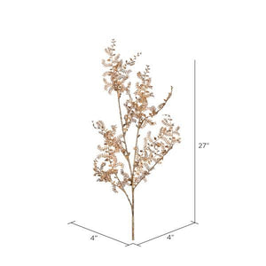 27" Artificial Beige Snake Fern Spray (6 pack) 2