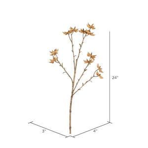 24" Artificial Beige Illicum Verum Spray (4 pack) 2