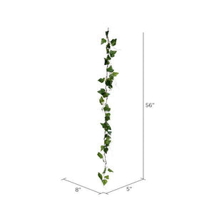 56" Artificial Green Ivy Garland (2 pack) 2