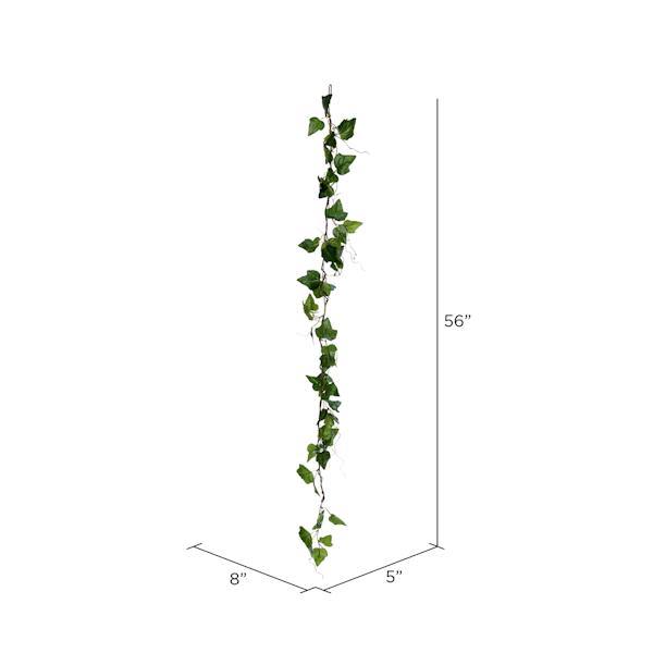 56" Artificial Green Ivy Garland (2 pack) 2