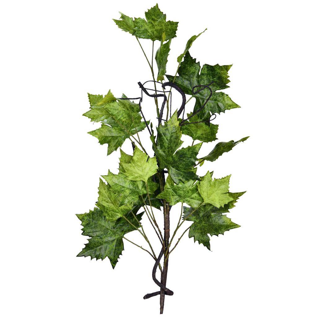 30" Artificial Green Plantanus Leaf Swag 1