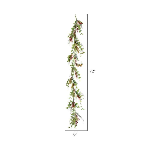 6' Artificial Mixed Fall Garland 2