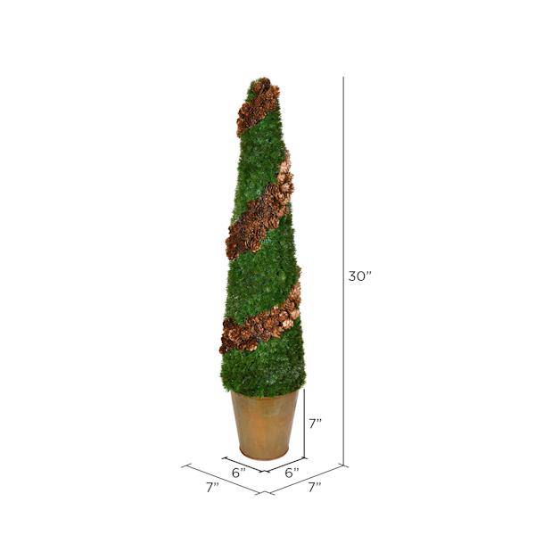 30" Artificial Potted Cedar Tree 2